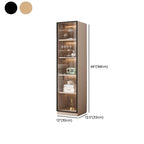 Detached Accent Cabinet with Damp-proof Features in Sand Color