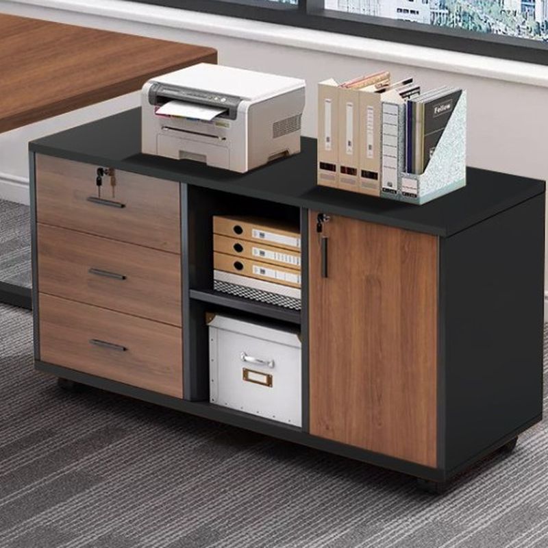 Scratch Resistant Base Cabinet with Transportable Stockroom and 2-Wide/3-Wide Compartments