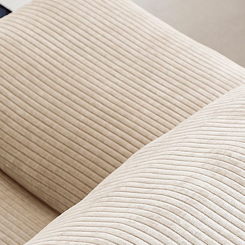 Standard Sofa in Navy Blue/Beige with 1 Pillow