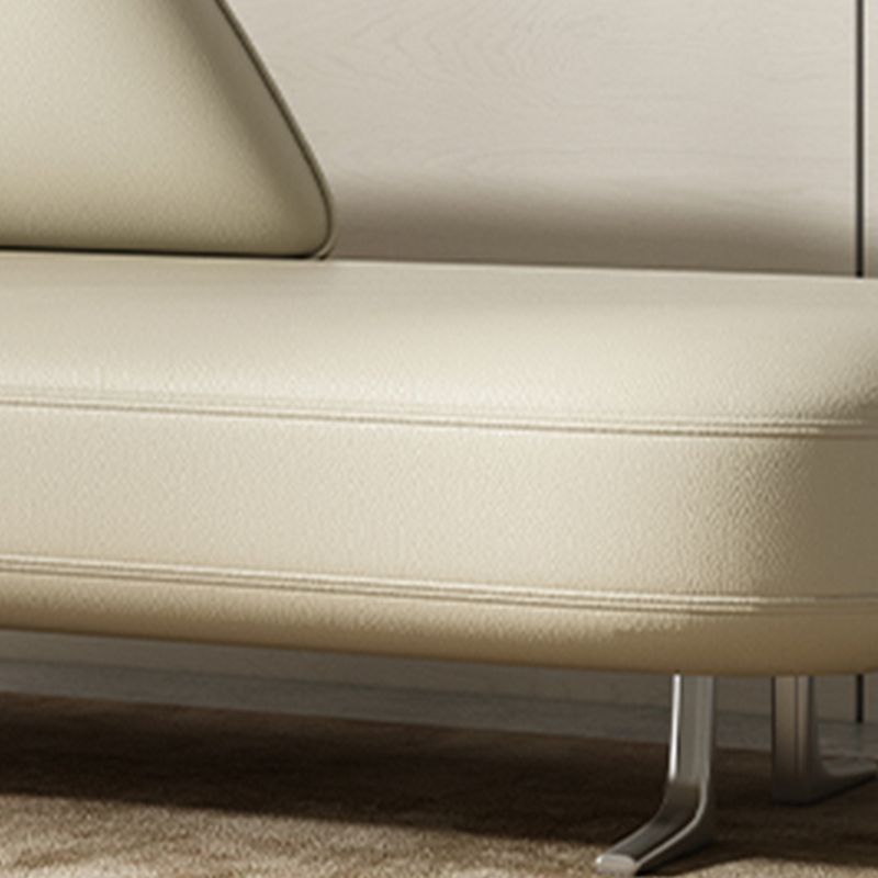 Modern Simple Style Chaise Chair for Bedroom with Solid Color and Left Arm/Right-hand Arm