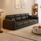 Modish Solid Color Standard Sofa in Light Gray/Light Brown/Beige for 6-Seater/5 Person/4-seater