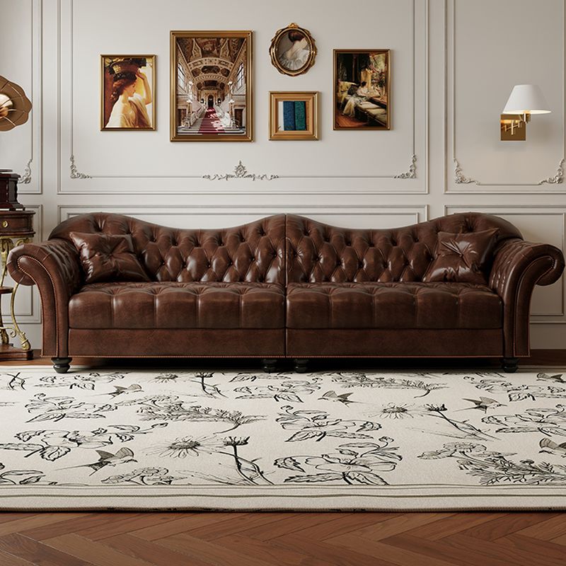 Modish Solid Color Water Resistant Standard Sofa in Midnight Black/Jade Green/Espresso, Seats 3/2-seater with 1 Pillow