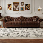 Modish Solid Color Water Resistant Standard Sofa in Midnight Black/Jade Green/Espresso, Seats 3/2-seater with 1 Pillow