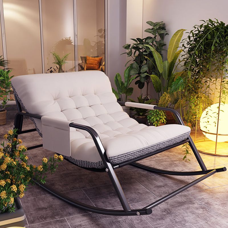 Stylish Upholstered Rocking Chair in Modern Design for Ultimate Comfort