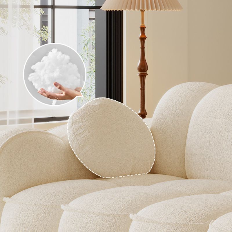 Drawing Room Standard Sofa in Midnight Black/Light Gray/Light Brown with Armrest