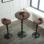 Round Counter Height Set Solid Wood 1/3 Pieces Pub Table Set