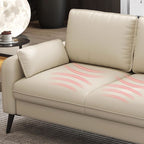 Versatile Standard Sofa/Loveseat/Single Sofa with Loose Back in Olive Green/Amber Color/Coffee and Arm