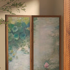 Green Room Screen for Indoor Use with Opaque Light Filtration, Collapsible Design, 2/3 Panels, Gauze Material, and Freestanding Feature