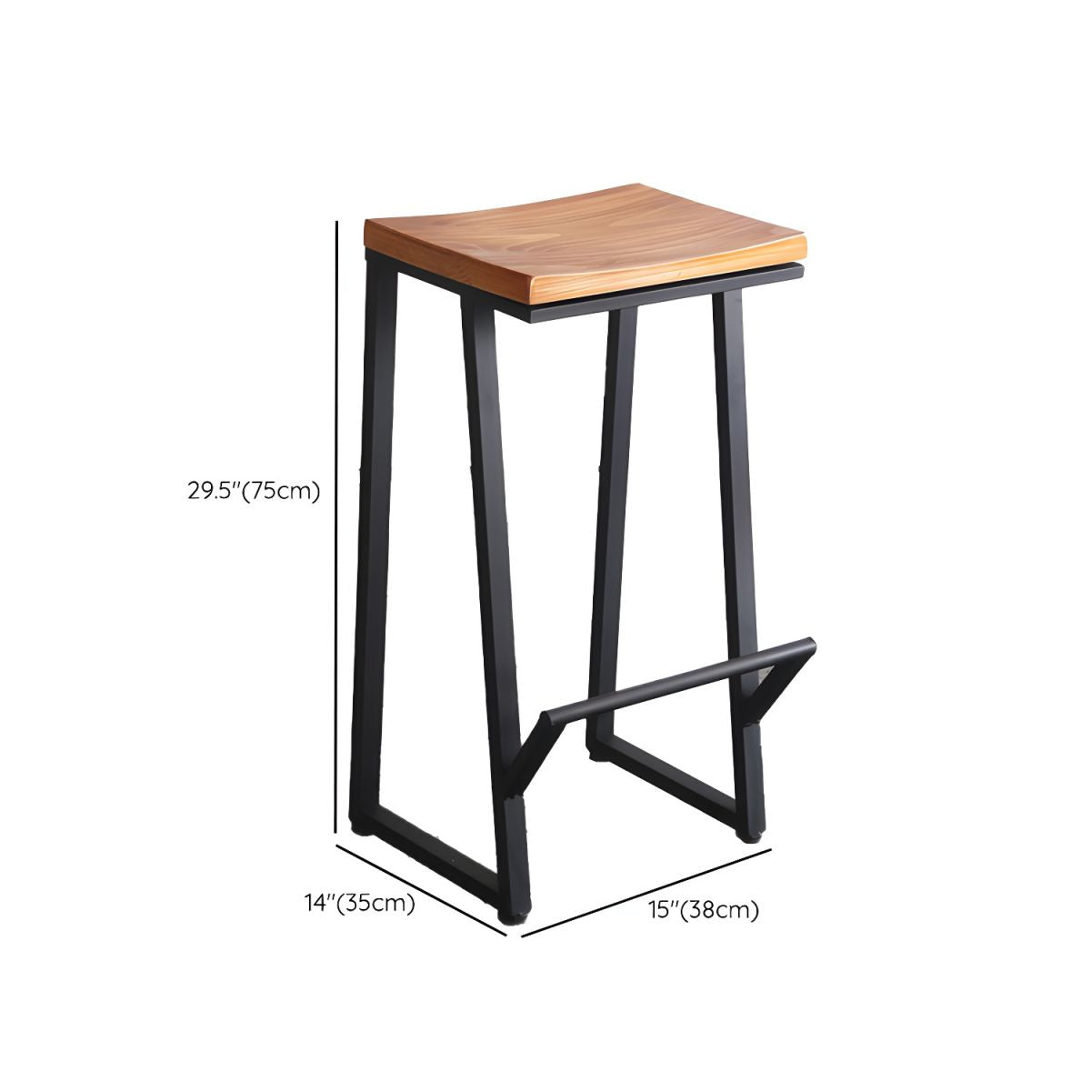 Contemporary Solid Wood Pub Set 1/6 Pieces Rectangle Bar Height Bar Set