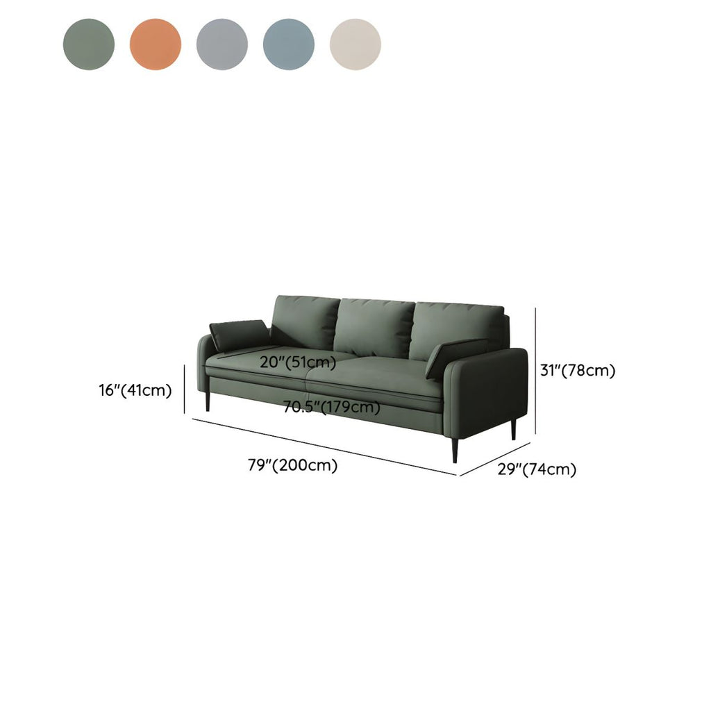 Modern Pillow Back Sofa with Storage Not Included for 35-40 Women