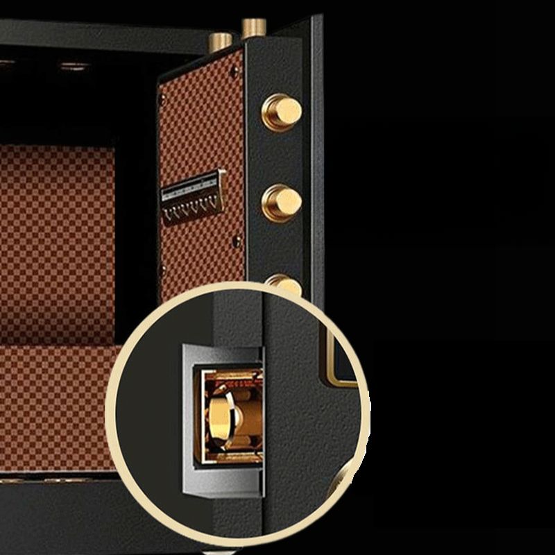 Steel Security Safe with Battery, Pry Resistant, Lockable with Keys and Interior
