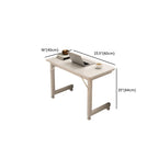 Trendy Engineered Wood Laptop Cart with Casters