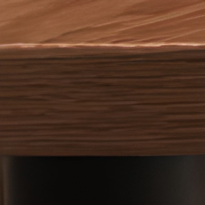Composite Wood Dining Table with Pedestal Base, Scratch-proof, for 2-seater/Seating for 4