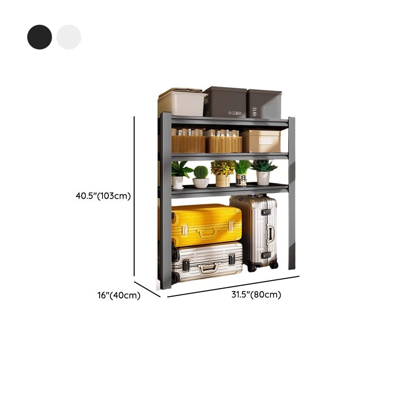 Simplistic Fire-retardant Steel Warehouse Storage Rack with Alterable Shelf, Standing Installation
