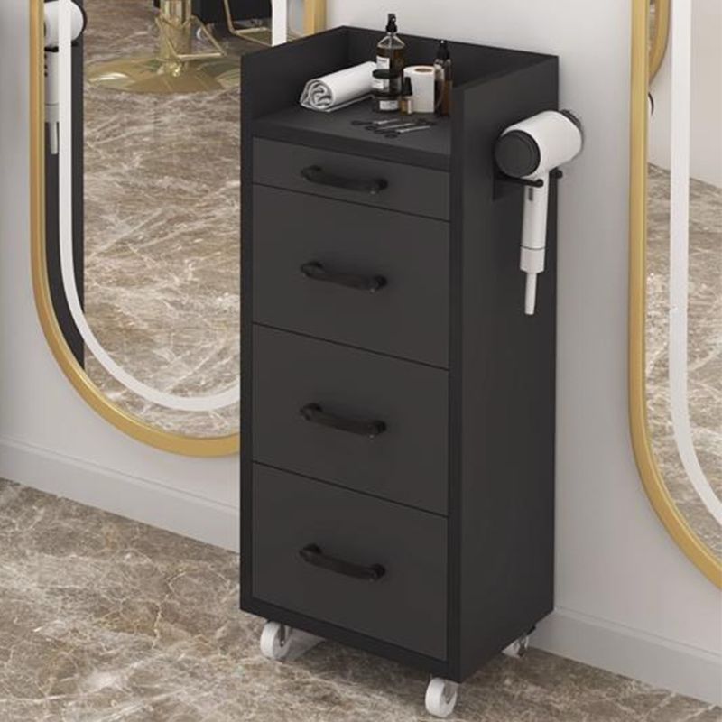 Alloy Equipment Cart with Casters and 1 Shelf/2 Tiers for Adult