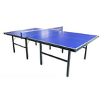 Versatile Indoor and Outdoor Cerulean Ping Pong Table with Freeze Resistant Features and Included Table Tennis Paddle