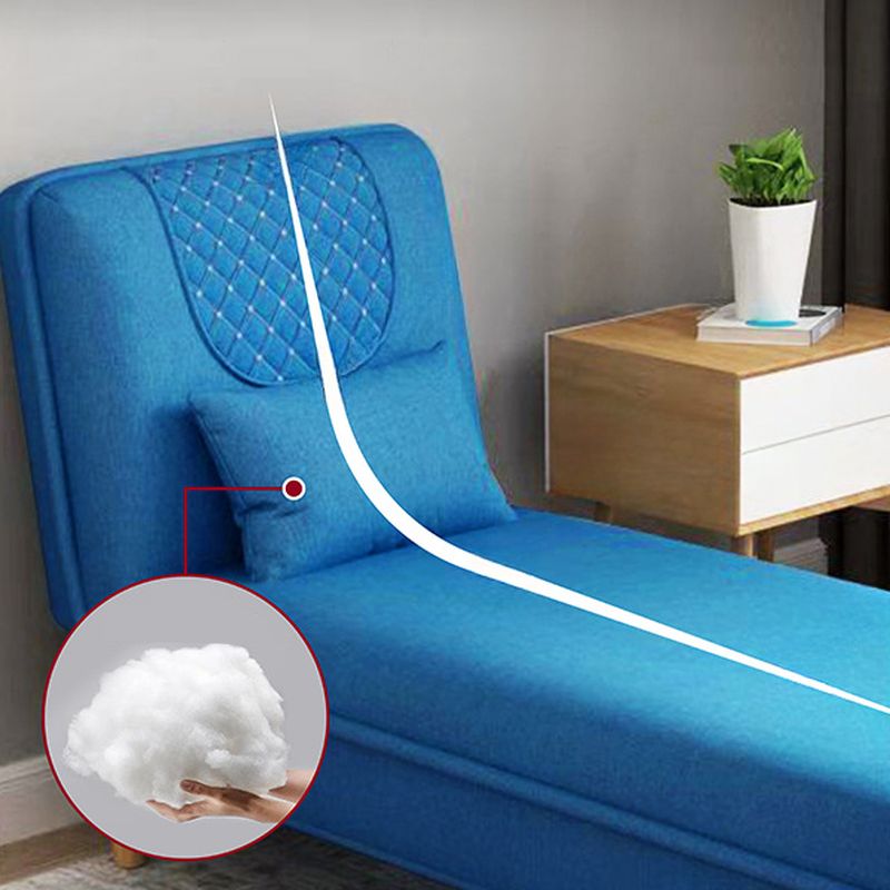 Contemporary Solid Color Chaise Lounge Indoor with Pillow, Reclining and Alterable Features