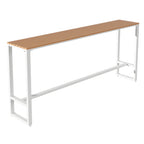 Rectangle Footrest Pub Dining Set 1/4/5 Pieces Outdoor Industrial Bar Pub Table Set
