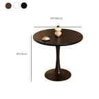 Composite Wood Dining Table with Pedestal Base, Stain Repellent, for 2-seater/Seating for 4