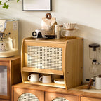 Sideboard with 2 Shelves, Uncovered Storage, and 1 Door