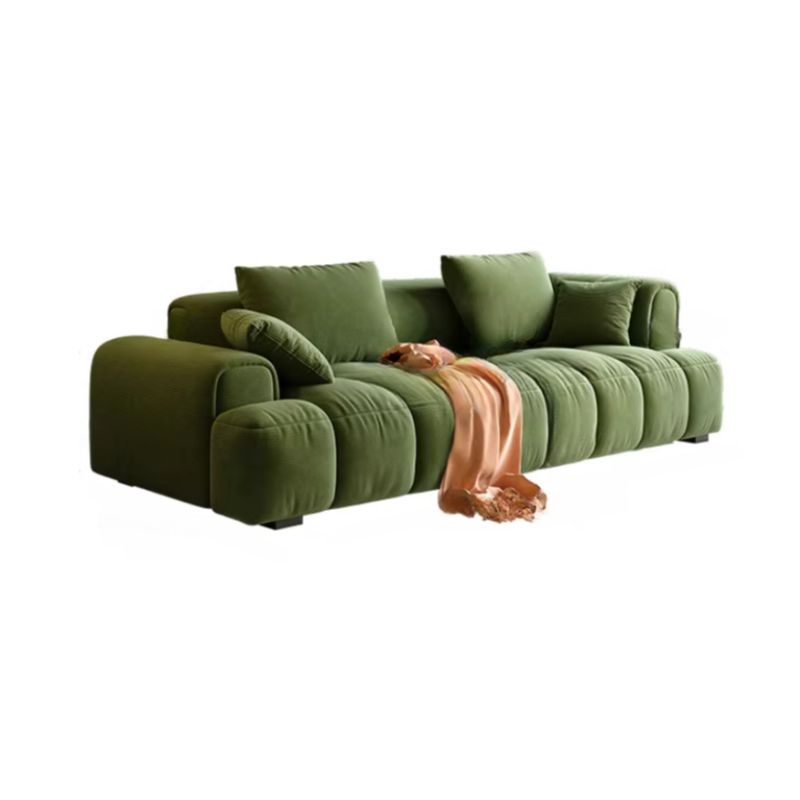 Sage Standard Sofa with Arm and 4 Pillows