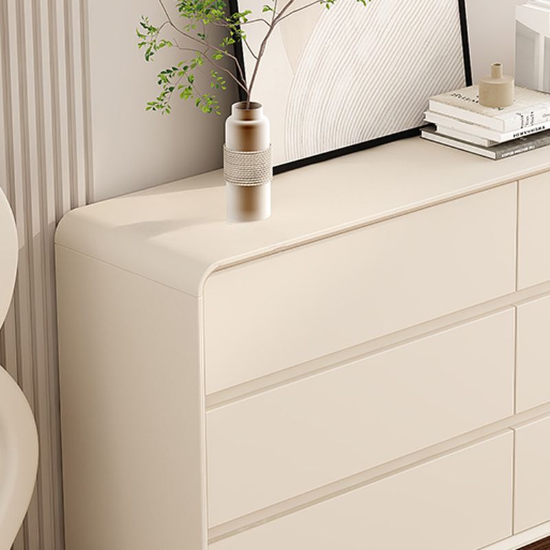 Chalk Trendy Natural Wood Console Dresser/Semainier with 6/8/5 Drawers in Horizontal/Vertical Orientation