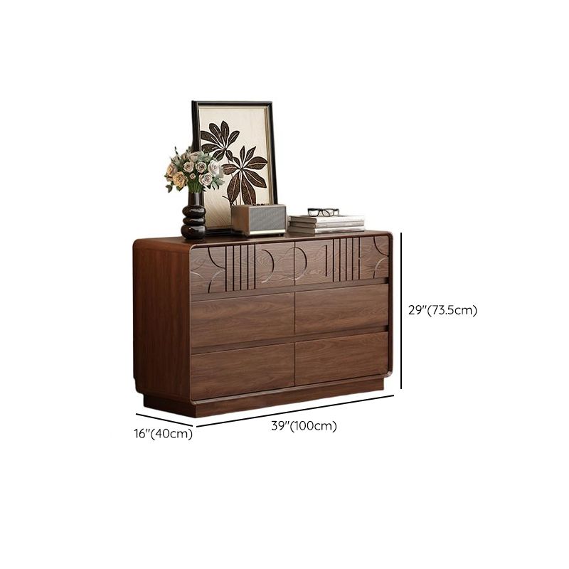 Cocoa Trendy Raw Wood Console Dresser/Semainier in Horizontal/Vertical Orientation