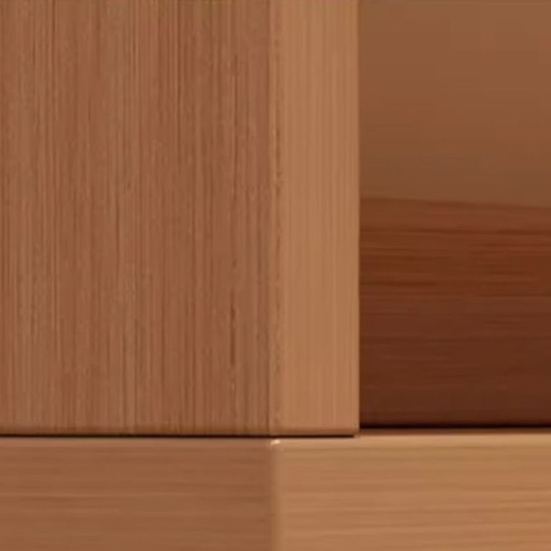 Wood Grain 3 Tiers Shoe Wardrobe with Dustproof Protection