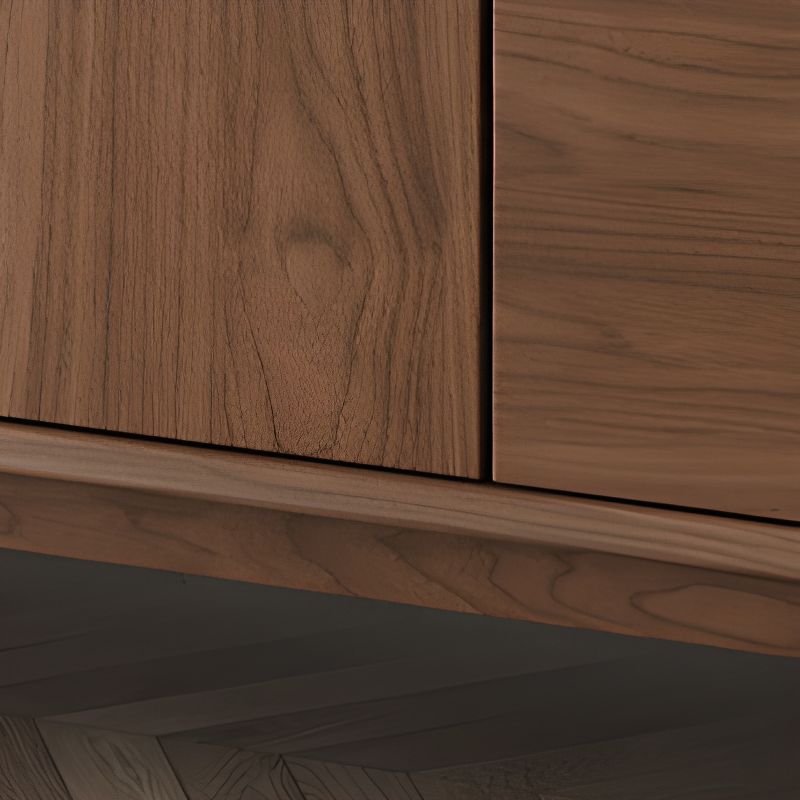 Caramel Casual Composite Wood Combo Dresser with 3 Drawers, Hutch, 3 Interior Shelves, Horizontal/Vertical