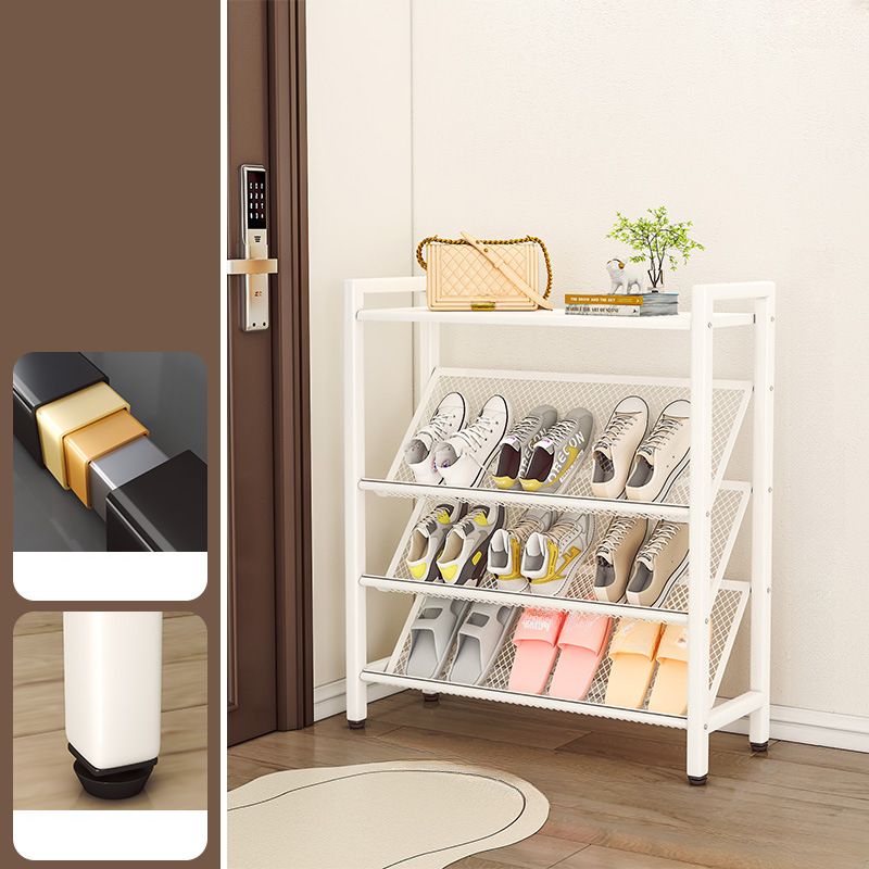 Modern Steel Shoe Shelf with 5 Tiers/4 Tiers/3 Tiers and Unattached Shelf