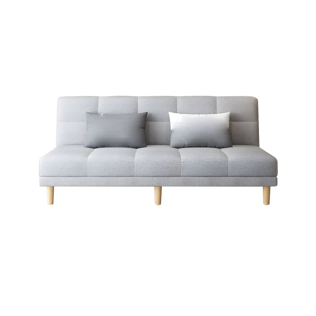 Contemporary Armless Standard Sofa Bed Dual Purpose Sofa for Living Room
