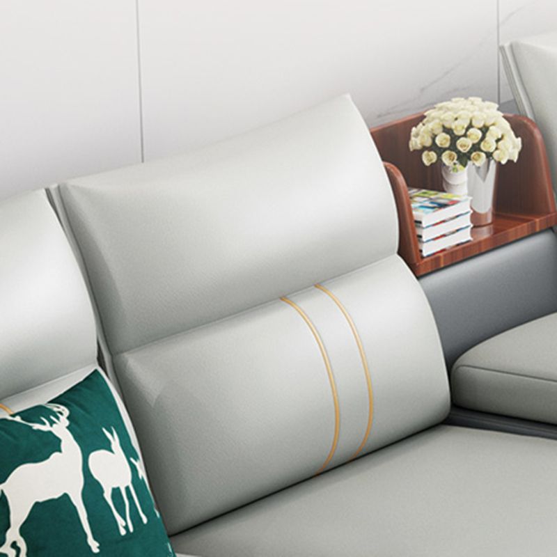 Living Room Modular Sofa in Modern Style Minimalist Corner Sofa with Armrests