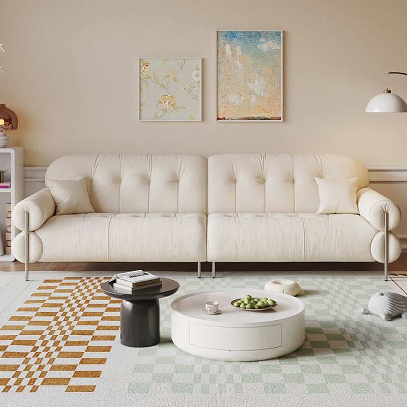 Modish Solid Color Stain Resistant Standard Sofa/Loveseat for 3-seater/4-seater/5 Person