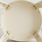 Backless Stool with Synthetic Material Frame