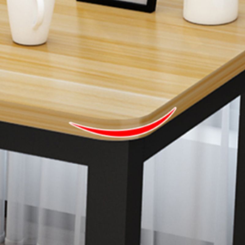 Modern Rectangular Laminate Writing Table with Unfinished Color