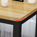 Modern Rectangular Laminate Writing Table with Unfinished Color