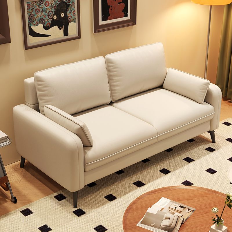 Black/Navy Blue/Amber Color Loveseat with Armrest for Drawing Room