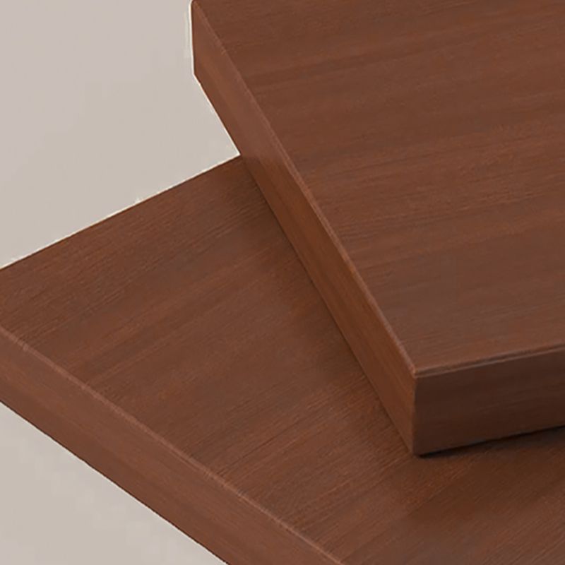 Composite Wood Dining Table with Pedestal Base, Scratch-proof, for 2-seater/Seating for 4