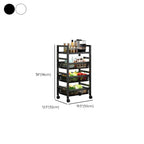 Portable Center with Metal Countertop and 2/3/4 Baskets