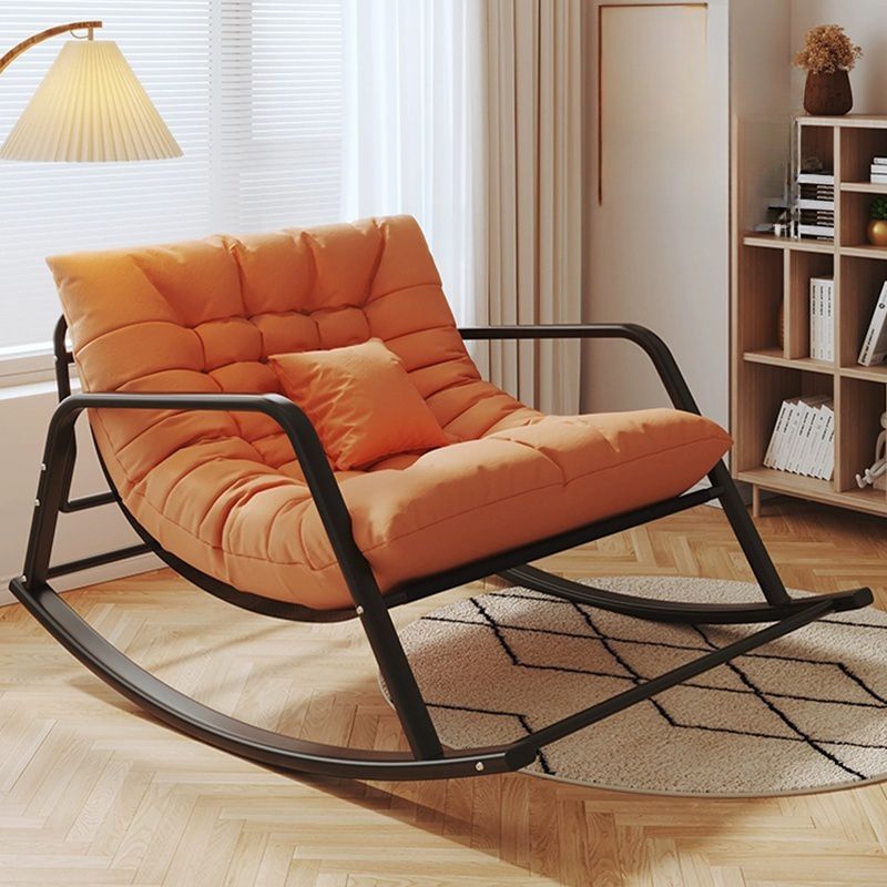 Stylish Upholstered Rocking Chair with Removable Cushions fits Women's Range-even Less