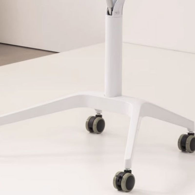 Modern Speaker Stand with Adaptable Height and Rollers