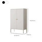 Art Deco Narrow Sideboard with Larder Storage, Alloy Countertop, Flexible Shelf, and 2 Doors