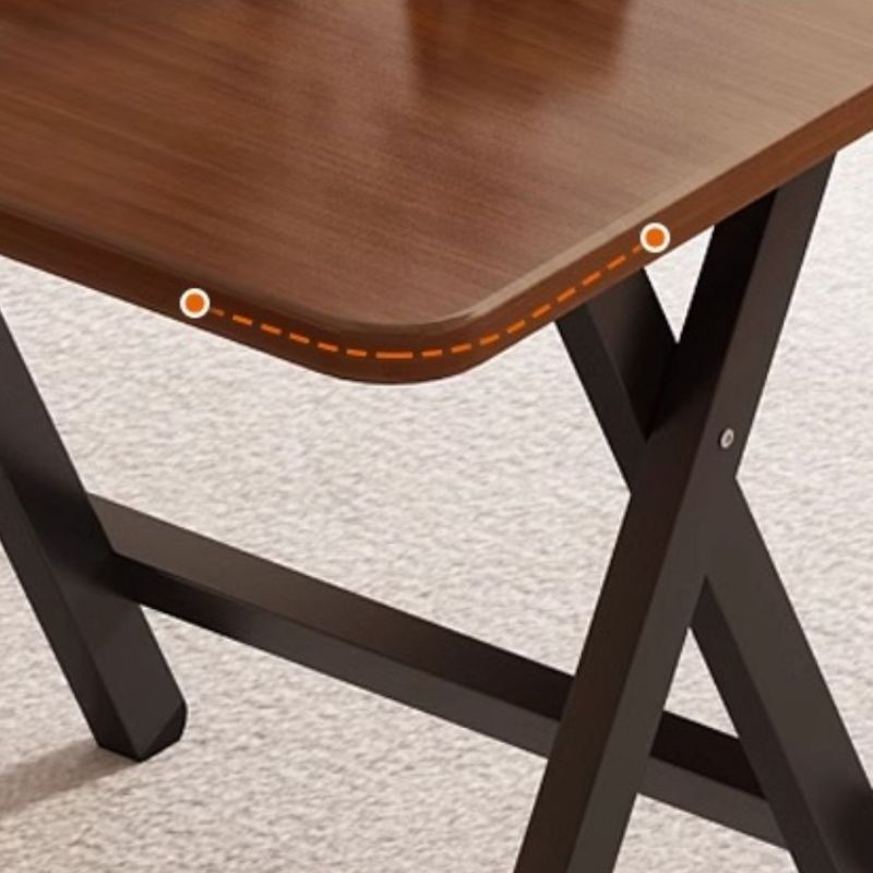 Trendy Folding Square Bi-fold Table with Abrasion Proof Laminate Top