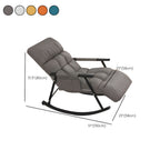 Stylish Upholstered Rocking Chair in Modern Design for Ultimate Comfort