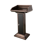 Stainless Steel Full Podium with Built-in Storage