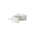 Chalk Collapsible Rectangle Up to 19 in W x 20 to 29 in/30 to 39 in/40 in & above H Unfinished Display Table with Single Pedestal Base