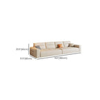 Fade-proofed Standard/Single Sofa in Off-White for Drawing Room with Armrest and 3/1 Pillow