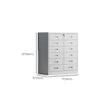 Minimalist Steel Vertical Filing Cabinet with Flameproof Locker, Soft Close Drawers & Key Lock