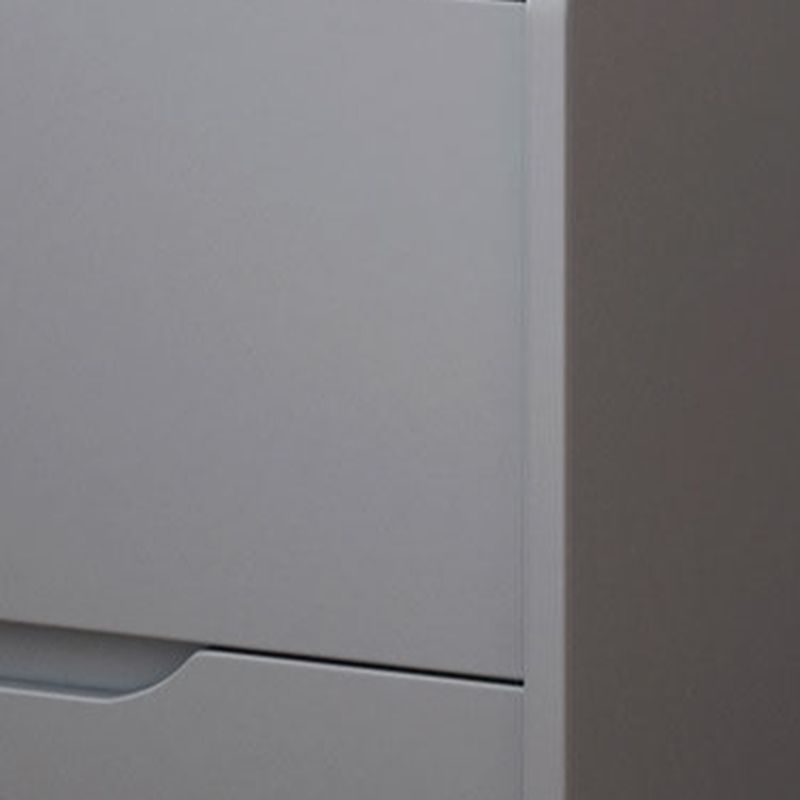 Modish Nightstand With Drawer Organization Featuring 2 Drawers and Stone Countertop