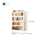 Vertical Alloy Organizing Shelf with Closed Back, Polymer Compound Door and 4-Shelf/5 Shelves/3-Shelf
